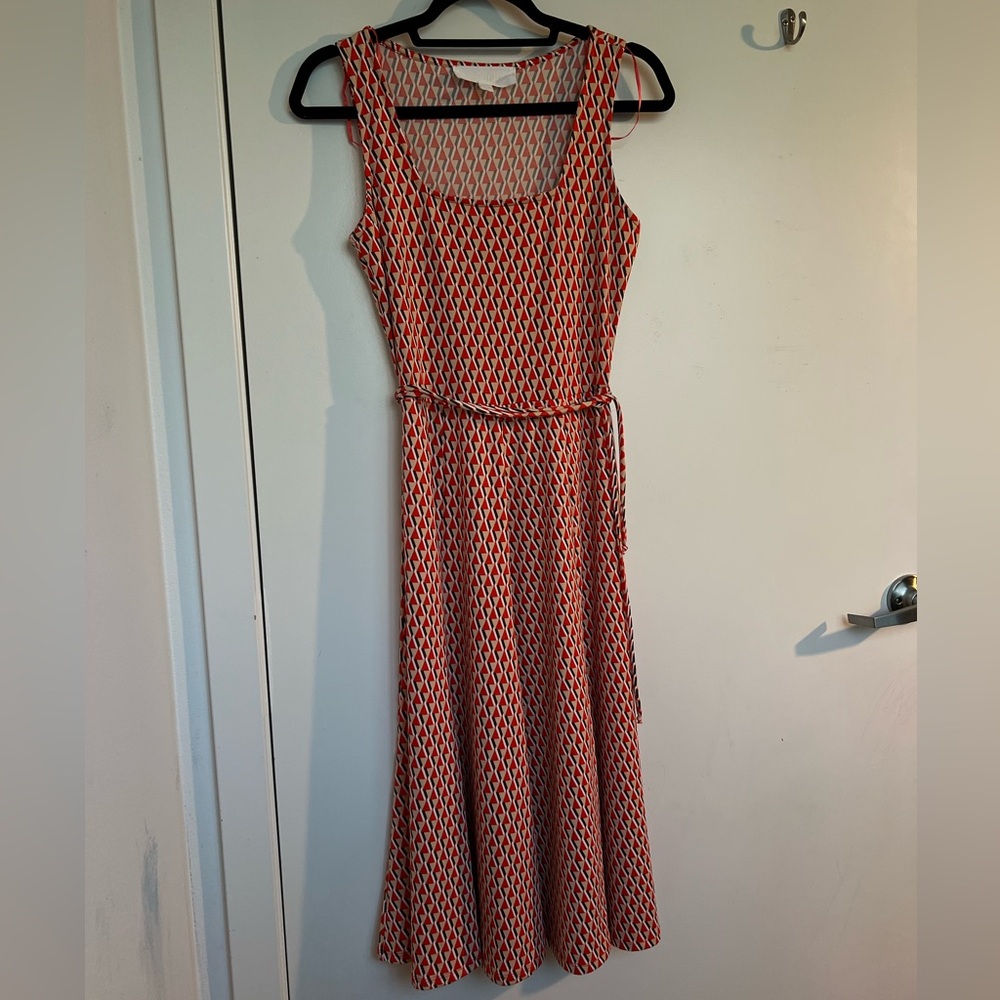 Superfoxx Colorful Sleeveless Maxi Dress with Belt